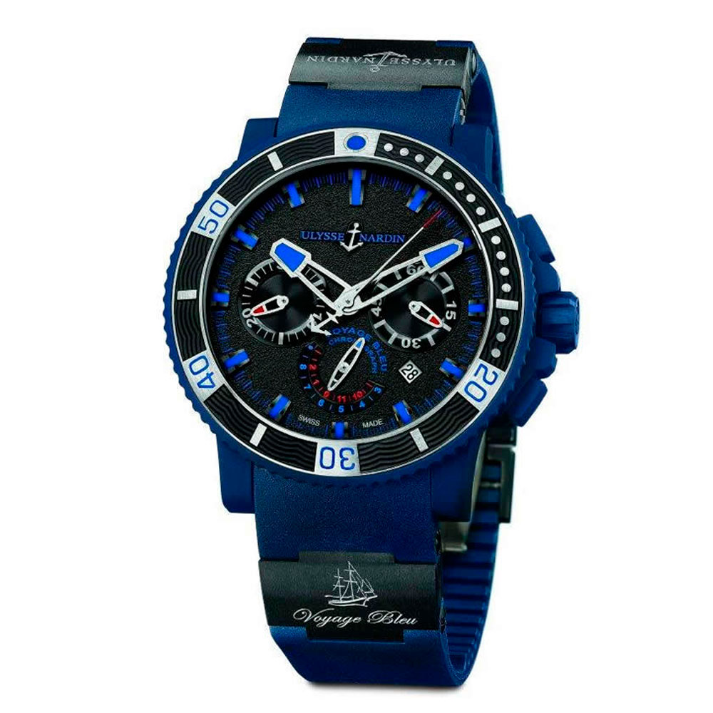 Ulysse Nardin Voyage Bleu Chronograph Limited Edition 150 353-98