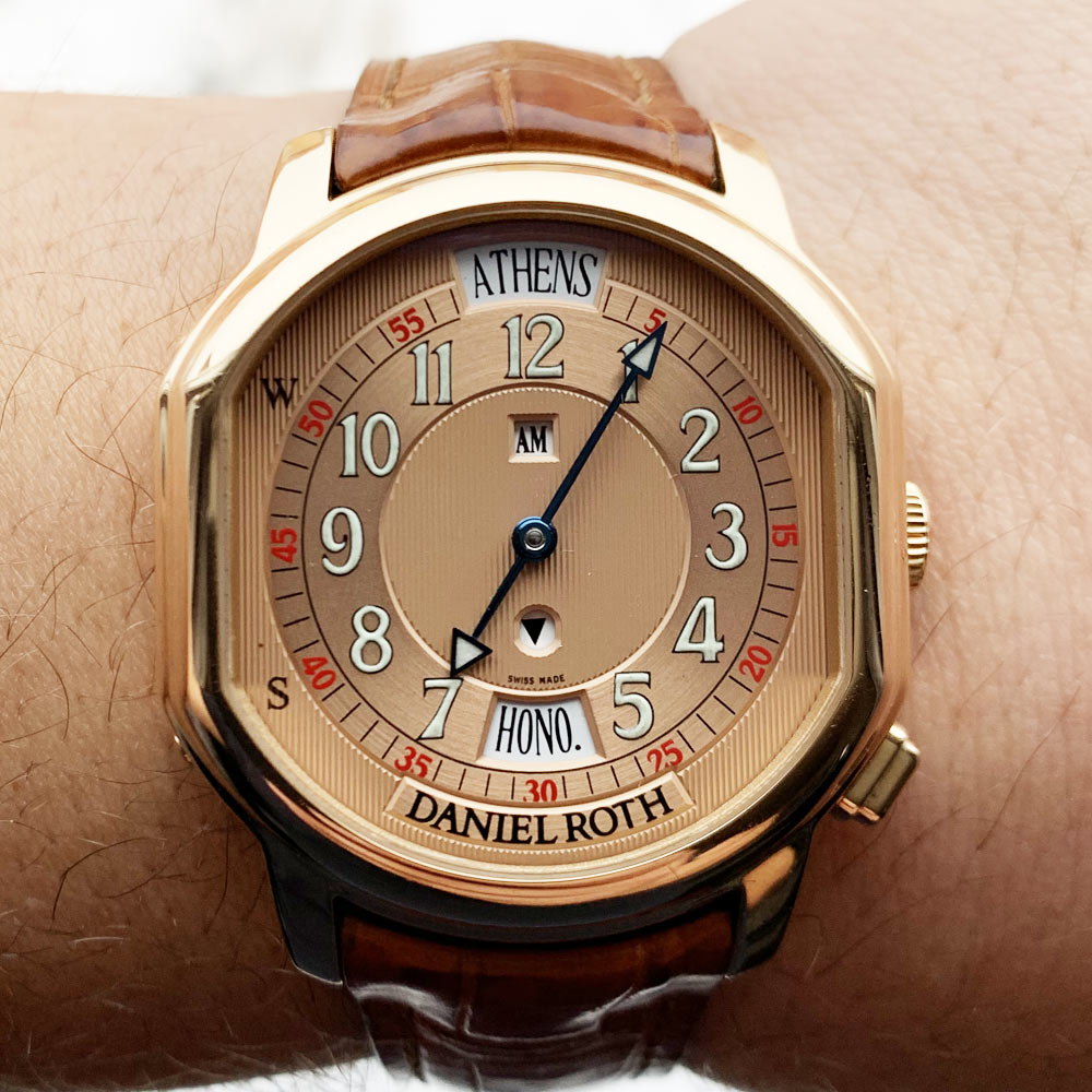 Daniel Roth Academie Metropolitan World Time Rose Gold 857.X.40