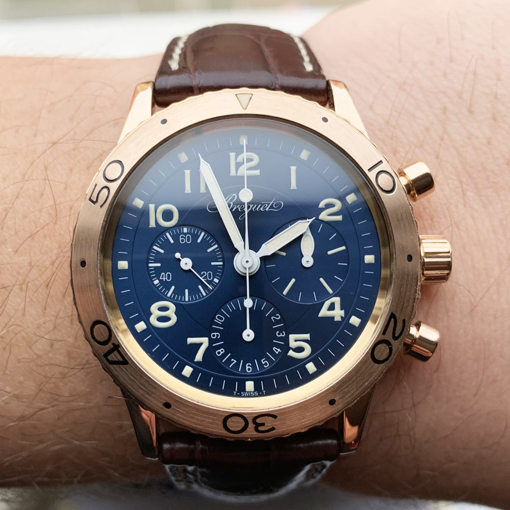 Breguet Type XX Aeronavale Rose Gold 3800BR