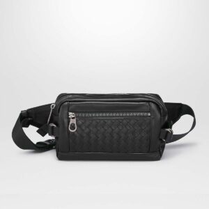 Сумка Bottega Veneta BELT BAG IN NERO INTRECCIATO CALF 368899VQ1211000