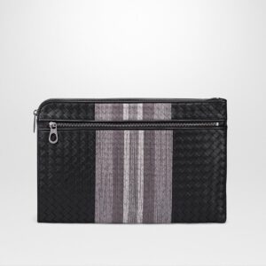 Папка Bottega Veneta NERO INTRECCIATO NAPPA, EMBROIDERED DETAILS 406021VCET01047