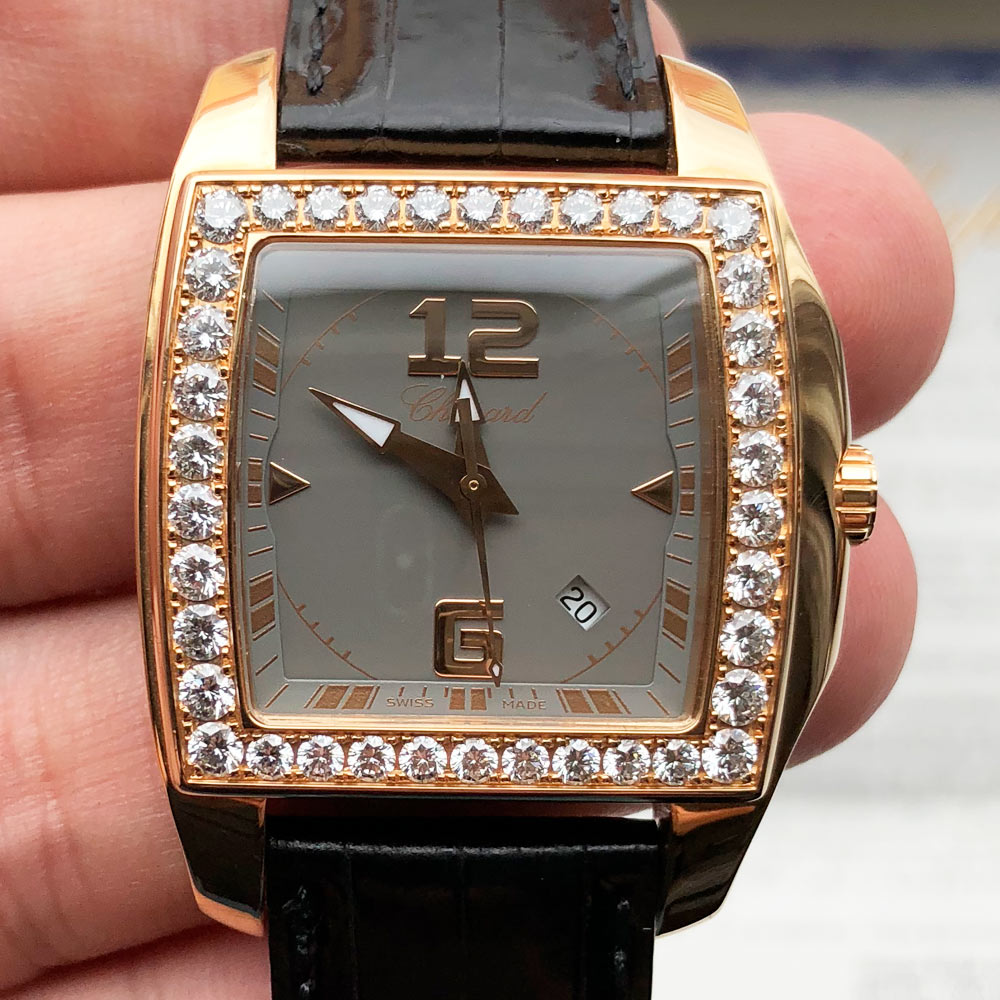 Chopard Two O Ten with Diamond Bezel 18KT Rose Gold 2034007