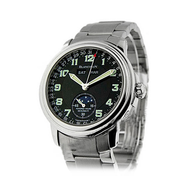 Blancpain Leman Moon Phase Complete Calendar Steel 2763