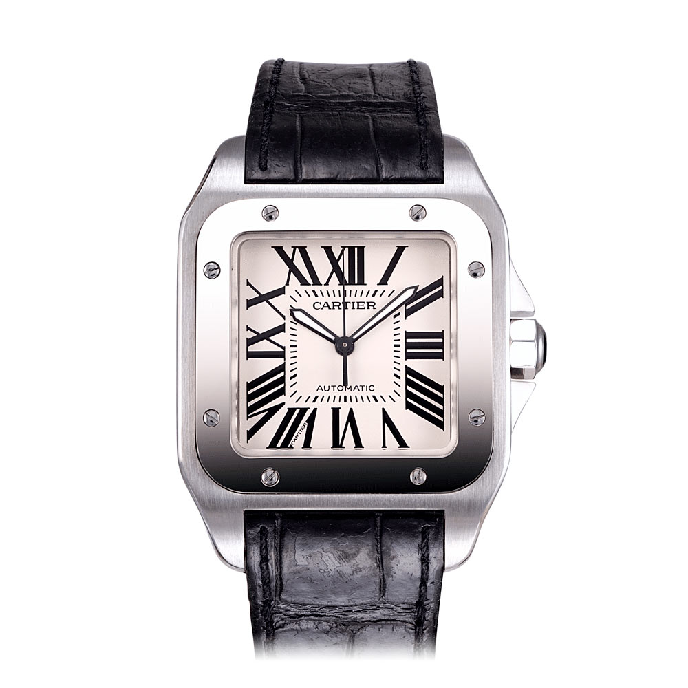 Cartier Santos 100 XL 2656 Steel W20073X8 New