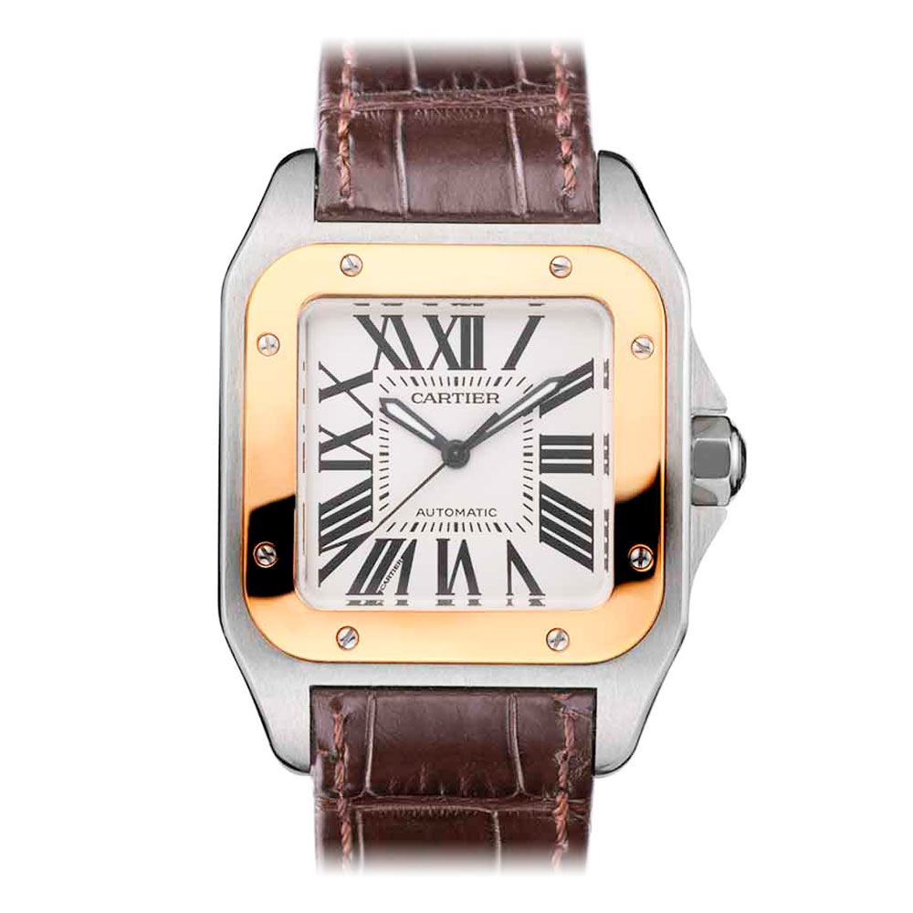 CARTIER Santos 100 XL Gold and Steel 2656
