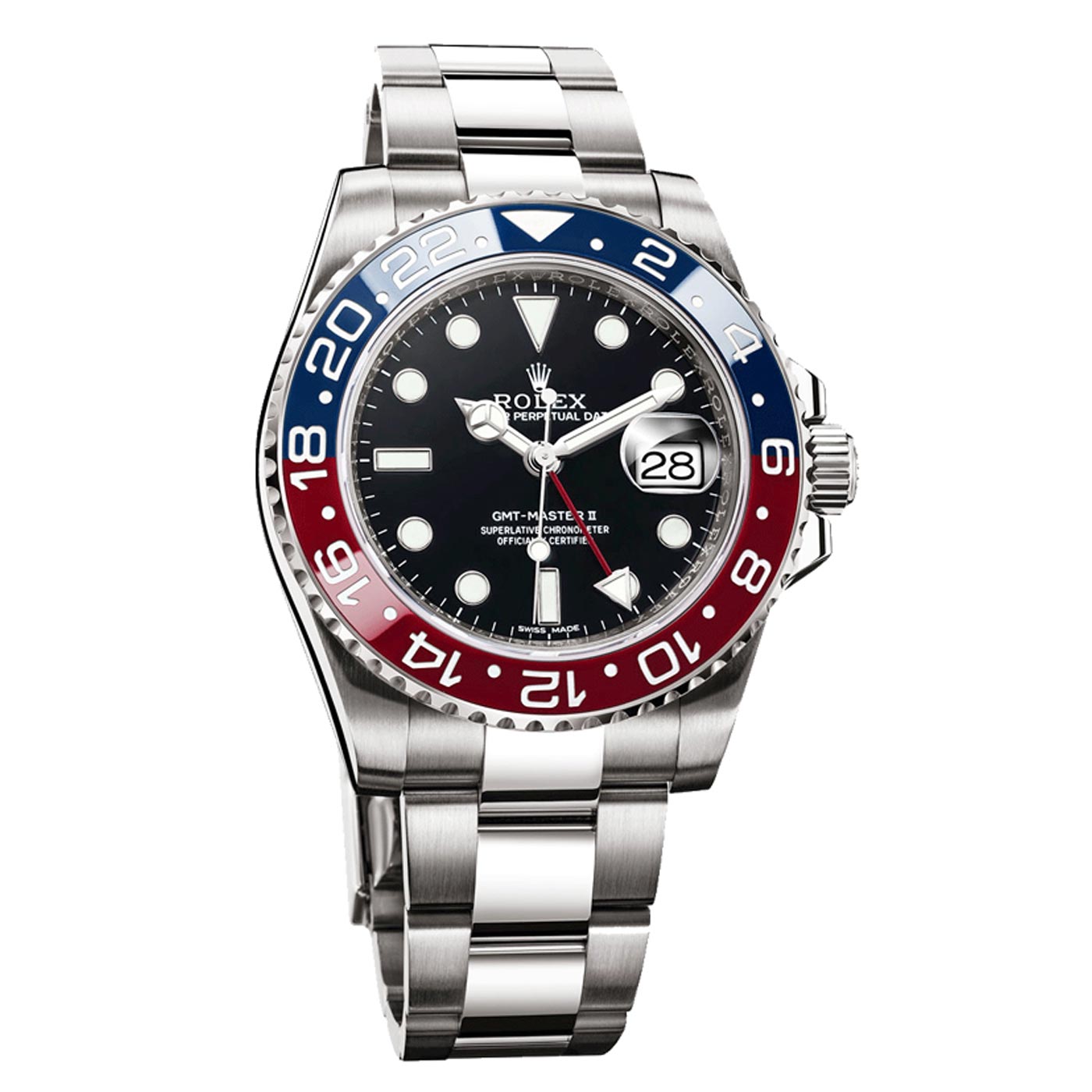 Rolex GMT Master II Pepsi White Gold 116719BLRO