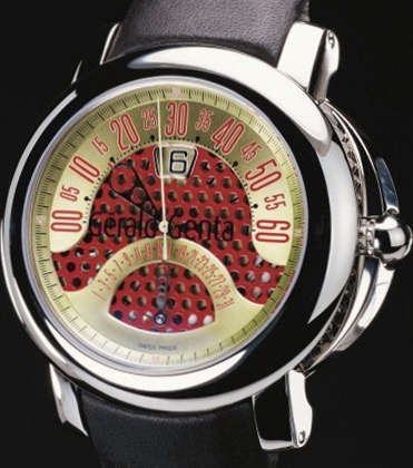 Gerald Genta Arena Biretro Jumping Hour BSP.Y.10.124.LN.BD