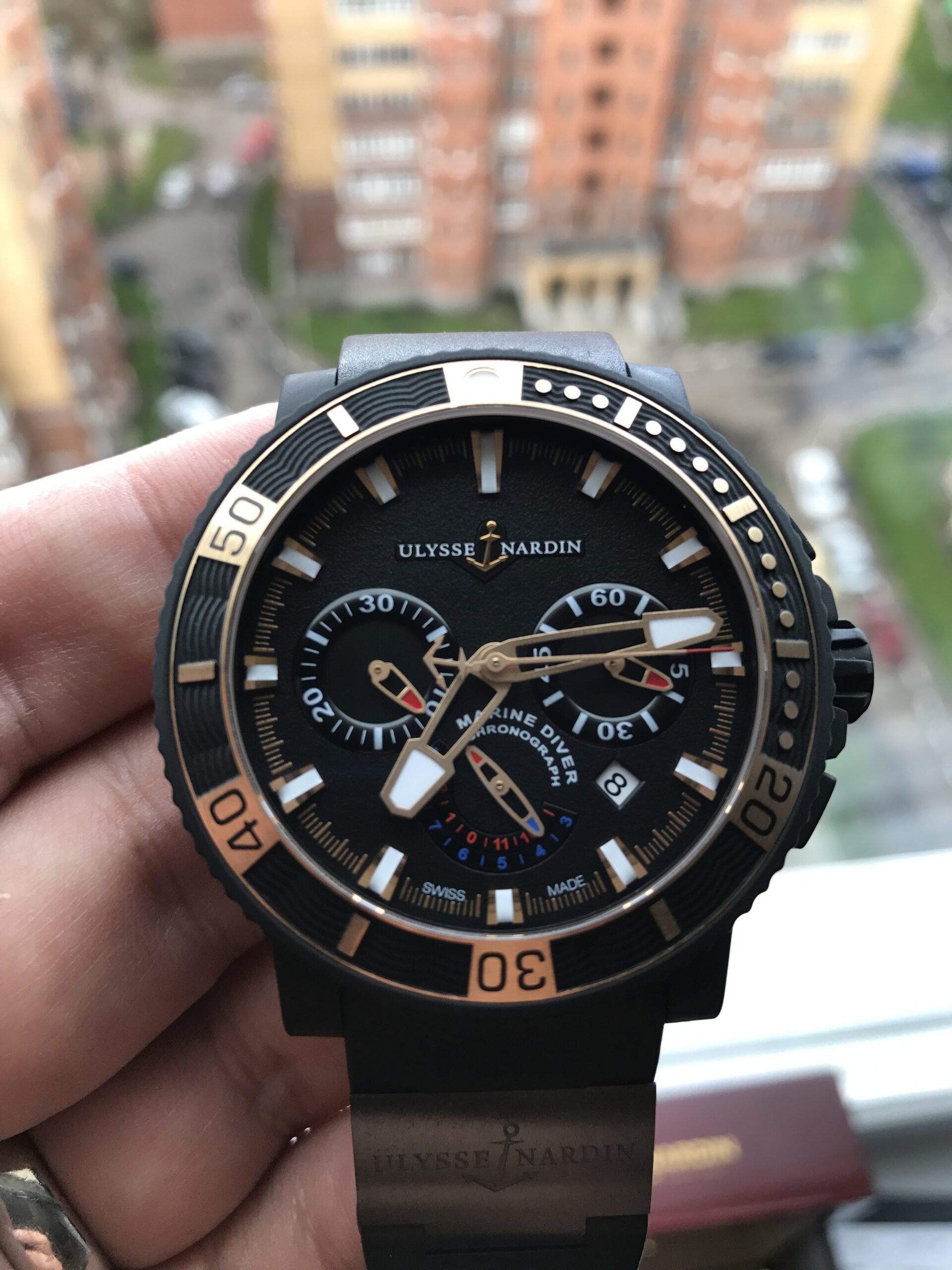Ulysse Nardin Black Sea Chronograph 353-90-3C — изображение 3