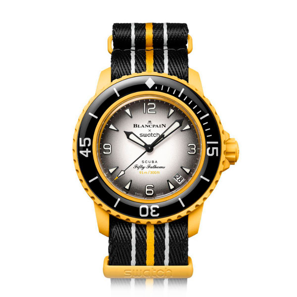 Blancpain x Swatch "Pacific Ocean" 42 Yellow SO35P100