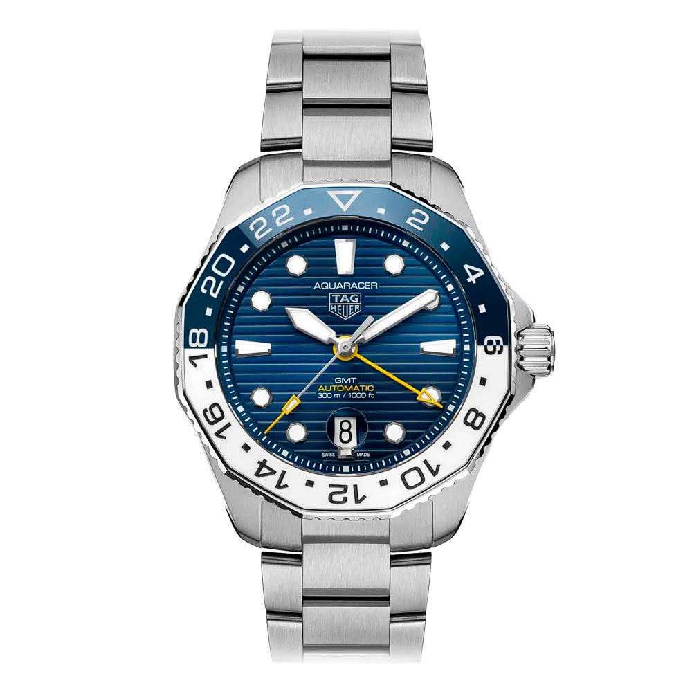 TAG Heuer Aquaracer 43 Professional 300 GMT Blue and White Ceramic Ref. WBP2010.BA0632
