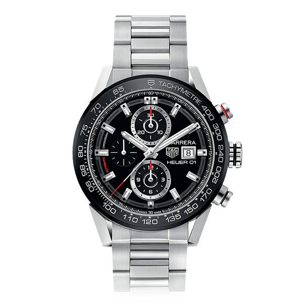 TAG Heuer Carrera Calibre Heuer 01 Automatic Chronograph 43 Ceramic Ref. CAR201Z.BA0714