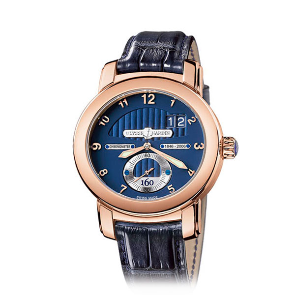 Ulysse Nardin Anniversary 160 Rose Gold Blue Dial Limited Edition 500 pcs. Ref. 1602-100